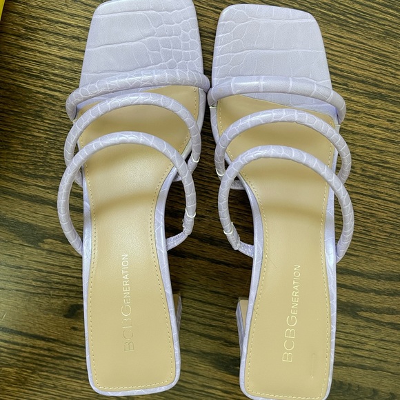 BCBGeneration Leather Heeled Sandals - Picture 6 of 10